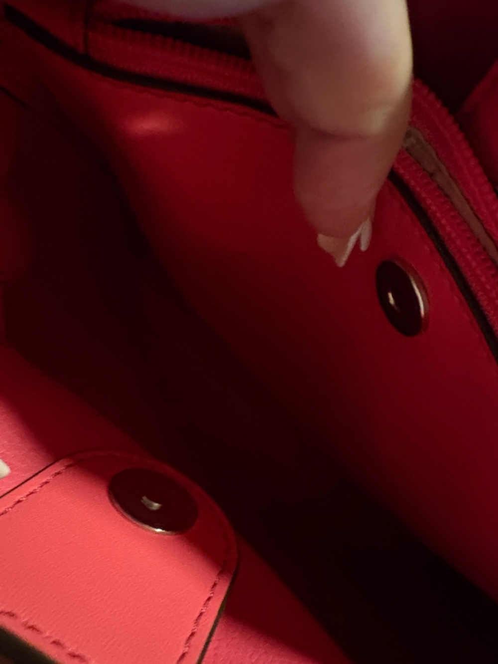 MK Hibiscus 🌺 Leather Bucket Bag with Top Handle and Detachable Strap NWT - Picture 12 of 16